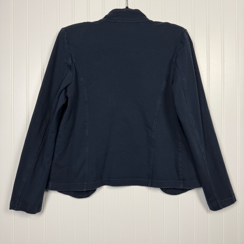 Tommy Hilfiger Navy Military Band Jacket Button Detail Blazer Size M - Picture 9 of 10